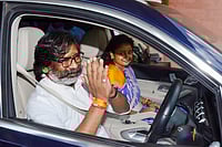 PTI; Representative image : Jharkhand Chief Minister 
Hemant Soren and wife Kalpana Soren